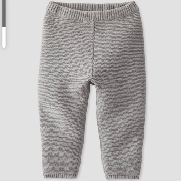 Little Planet Baby Organic Cotton Sweater Knit 2-Piece Set in Heather Gray Baby - Picture 3 of 4